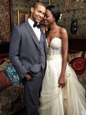 Steel Grey Suit for Men, Elegant Formal Wear, Perfect for Weddings Slim Fit